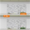 STICKGOO 10-Pack Tile Edge Trim, 12" Wall Molding Trim for
