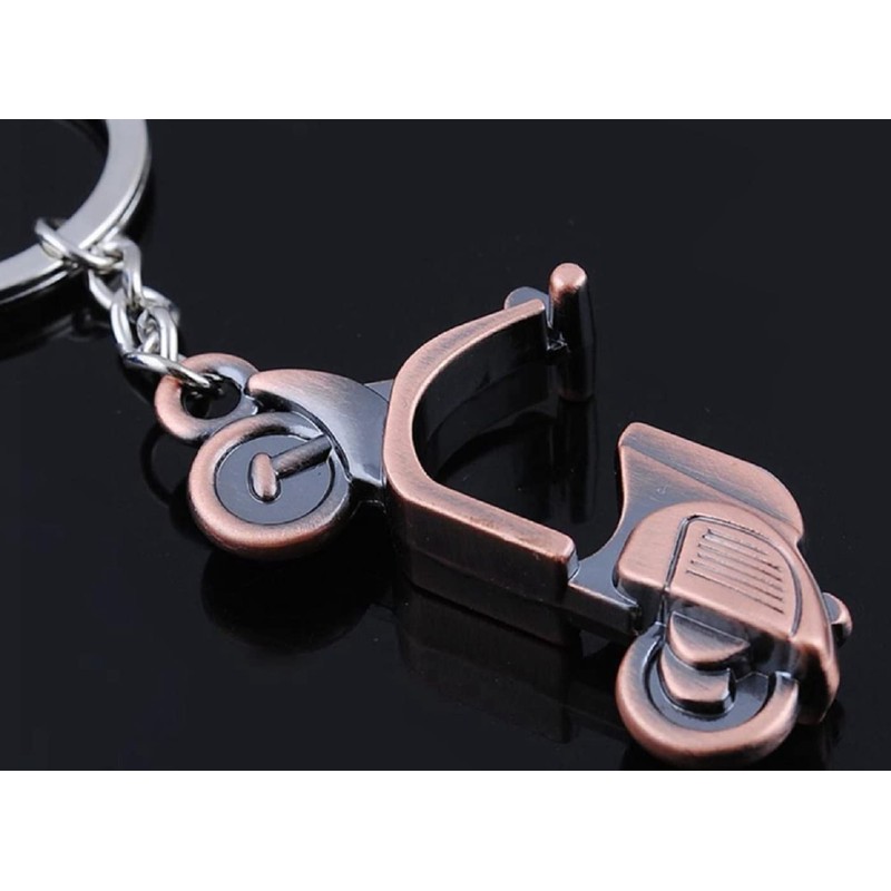 Sportigo ® Scooter Keyring / Scooter in Bronze / Retro