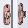 INIRET Barn Door Latches,90/180 Degree Gate Lock,Flip Gate Latches Hardware,Zinc