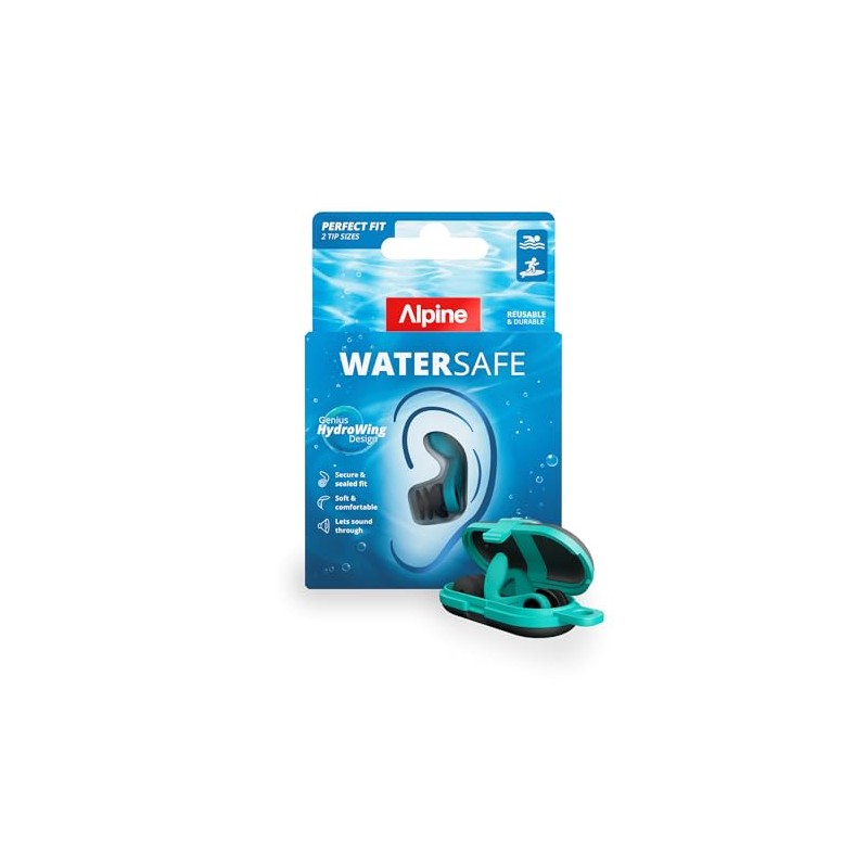 Alpine WaterSafe Ear Plugs for Swimming and Water Sports