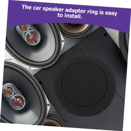 TEHAUX 2 Set Car Speaker Spacer Rings Solid Speaker Pads for Enhanced Sound Clarity Noise Reduction Cars Boats Trucks Durable Easy to Install Performance