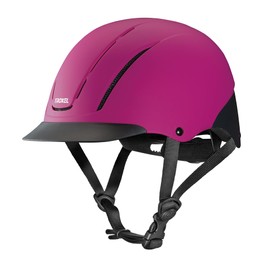 Troxel Spirit Full Coverage Horse Riding Helmet, Low-Profile Adjustable Design, Safety Horseback Riding Gear, Large (7-3/8 - 7-3/4), Raspberry Duratec