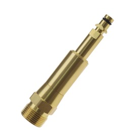 VGOL Schenll Connection Adapter for High Pressure Hoses with M22 x 1.5 Internal Thread Compatible with Kärcher K2 K3 K4 K5 K6 K7 Pressure Washer Brass 108 mm Length