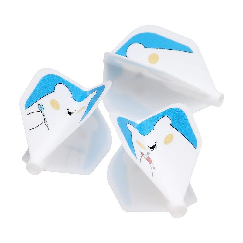 D.CRAFT Deekraft Fit Flight Fit Flight White Darts Flight White