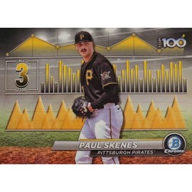 Hall of Fame Sports Memorabilia - 2024 Topps Bowman Chrome Paul Skenes #BTP3 Scouts - Top 100 Rookie RC Pittsburgh Pirates Baseball Card