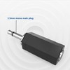 2 Pack 3.5mm Mono to Stereo Adapter - 1/8" Mono