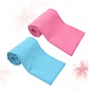BIUDECO Microfiber Sports Towel Set 2 Pcs Quick Dry Polyester