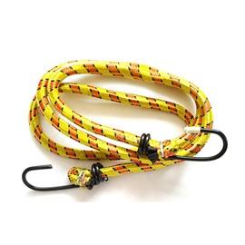 Set of 3 Elastic Luggage Cords with Hooks Heavy Duty Bungee Straps Outdoor Elastic Bungee Cord Hook Ends Bungee Straps with Hooks For Luggage, Tents & Securing Tarps (100cm - Assorted Colours)