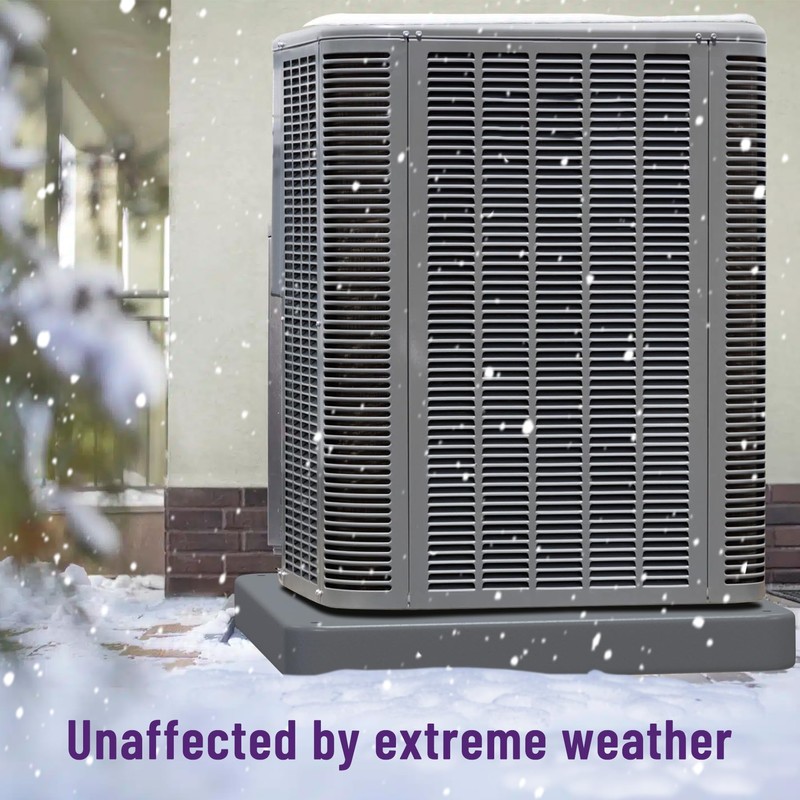Mxclimate Equipment Pad for HVAC Systems,Ductless Mini Split Air Conditioner,24"x24"x2"