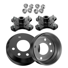 Panglong EZGO TXT Golf Carts Heavy Duty Split Brake Drum/Hub with Nuts, Suitable for 1982-Up EZGO TXT Electric Golf Carts, OEM#19186-G1, 615604