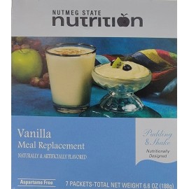 Nutmeg State Nutrition Aspartame Free Pudding Shake Meal Replacement (3 Flavors to Choose From) Robard - Vanilla