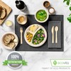 100% Bamboo Forks Spoons Knives Cutlery Combo Set - 380