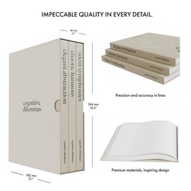 3 Pcs Decorative Books for Home Decor, Fake Books for Decoration, Aesthetic Books for Room Decor, Coffee Table, Living Room, Book Shelf, Shelf Decor, Designer Books Decor Set