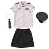 Clear Stone Coscheu! Greyish Police Kids Junior Girls 150cm Gray