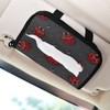 Kigai Red Ladybugs Car Tissue Holder,Car Visor Tissue Holder Car