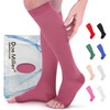 Doc Miller Open Toe Compression Socks for Men and Women,