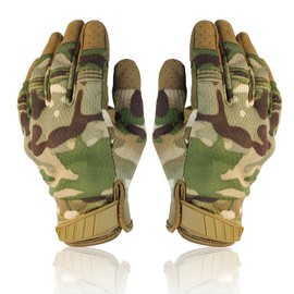 DUFFOBAN Knuckle Tactical Gloves Touch Screen Soft Bomb Work Protection Gloves Motorcycle Riding Tactical Outdoor Work Hunting Gloves