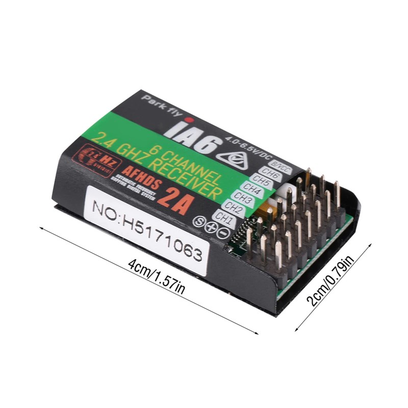 RC Receiver, Flysky FS IA6 6 Channels 2.4GHz RC Receiver