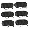 BIUDECO 20pcs Travel Blindfold Eye Mask Disposable Black Sleeping Eye
