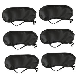 BIUDECO 20pcs Travel Blindfold Eye Mask Disposable Black Sleeping Eye Shade for for Quick Sleep for Home the Go Use
