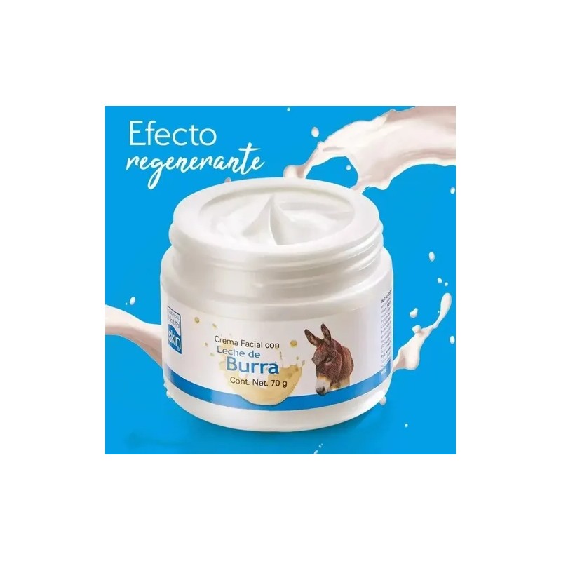 Arabela Crema Facial con Leche de Burra Natural Skin Pack