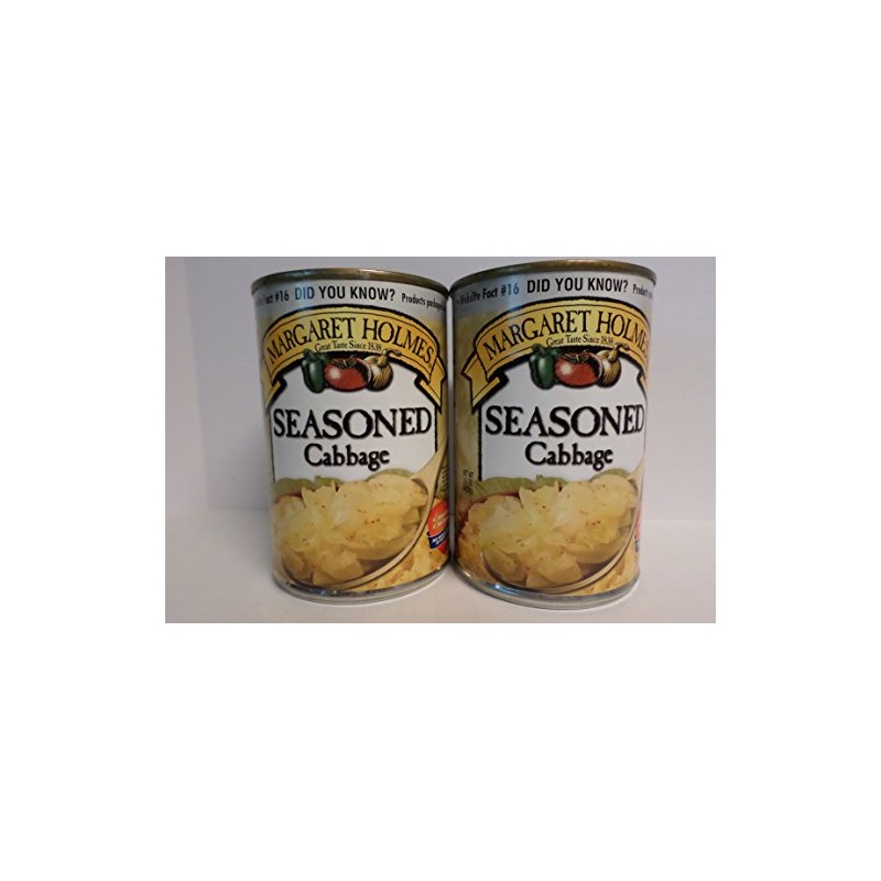 Margaret Holmes Seasoned Cabbage, Pack of 2, 15oz. Cans