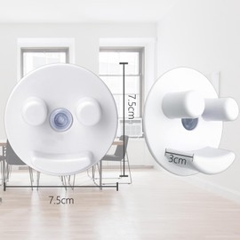 Oiieco 2 Pieces Smiley Sponge Holder Sponge Holder Kitchen Sink Sponge Holder with Suction Cup Installation for Kitchen and Bathroom, Sponges Not Included