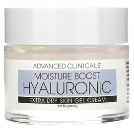 Advanced Clinicals Moisture Boost Hyaluronic, Extra Dry Skin Gel Cream , 2 fl. oz. (59 ml)