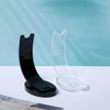 PurYupearl Transparent Vertical Acrylic Pen Holder Pencil Display Stand Fountain