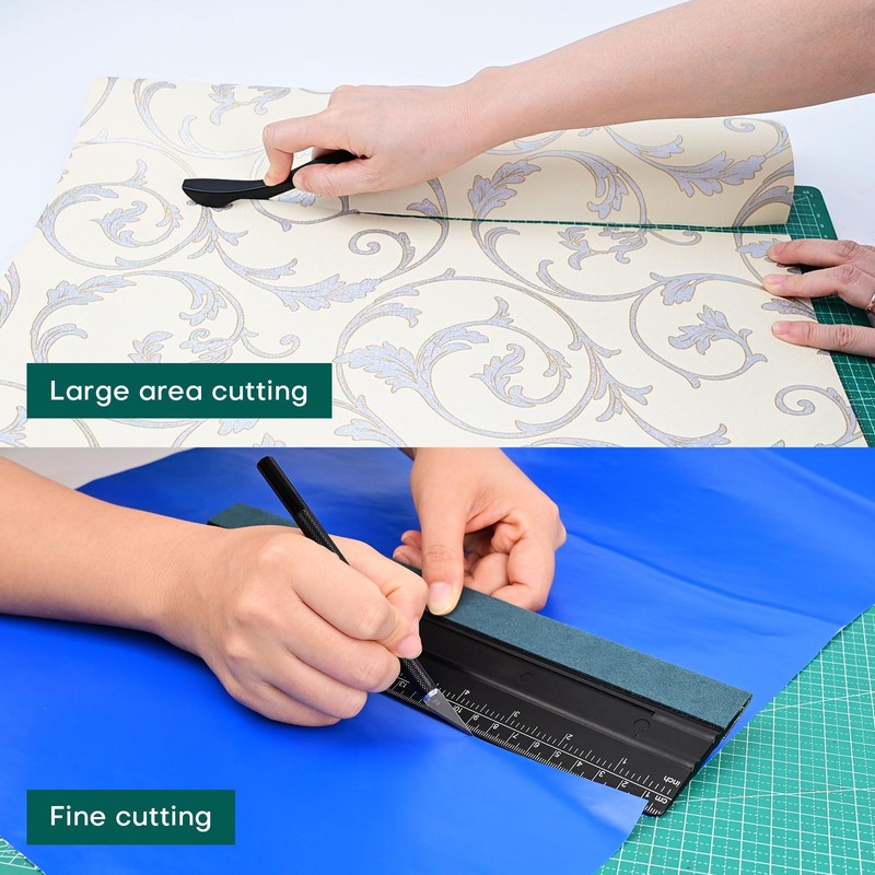 NEWISHTOOL Wallpaper Kit Wallpaper Smoothing Tool with Squeegee Smoother, Seam