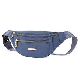 Estwell Bum Bag Fanny Pack Men Women Fashion Festival Fanny Pack Travel Waist Pack Lightweight Adjustable Waist Bag for Running Walking Hiking Jogging, Blue