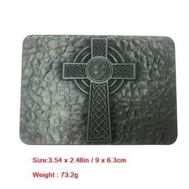 DT Solid Metal Antique Engraved Belt Buckle Men Women Western Cowboy Gift for Friends Family Christmas Father's Day 4, 4