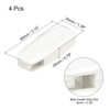 QUARKZMAN Cord Weight for Blinds, Pack of 4 80 mm