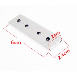 TOM TOOL Track Connector£¨2 pcs£©, Aluminum Curtain Track Special Accessories