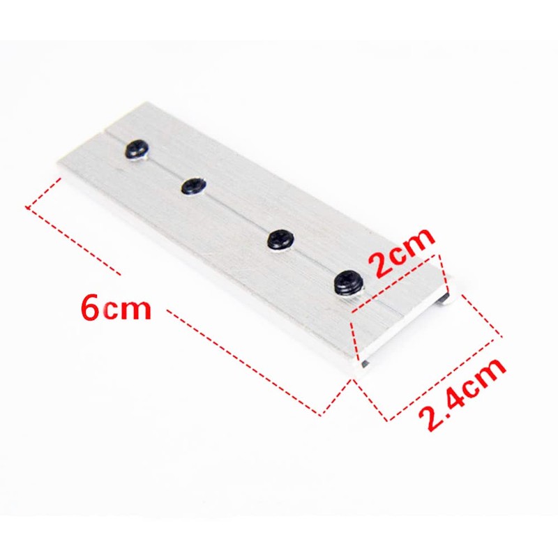 TOM TOOL Track Connector£¨2 pcs£©, Aluminum Curtain Track Special Accessories