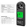 Digital Handheld Anemometer, Air Flow Gauge for Measuring Wind Speed,