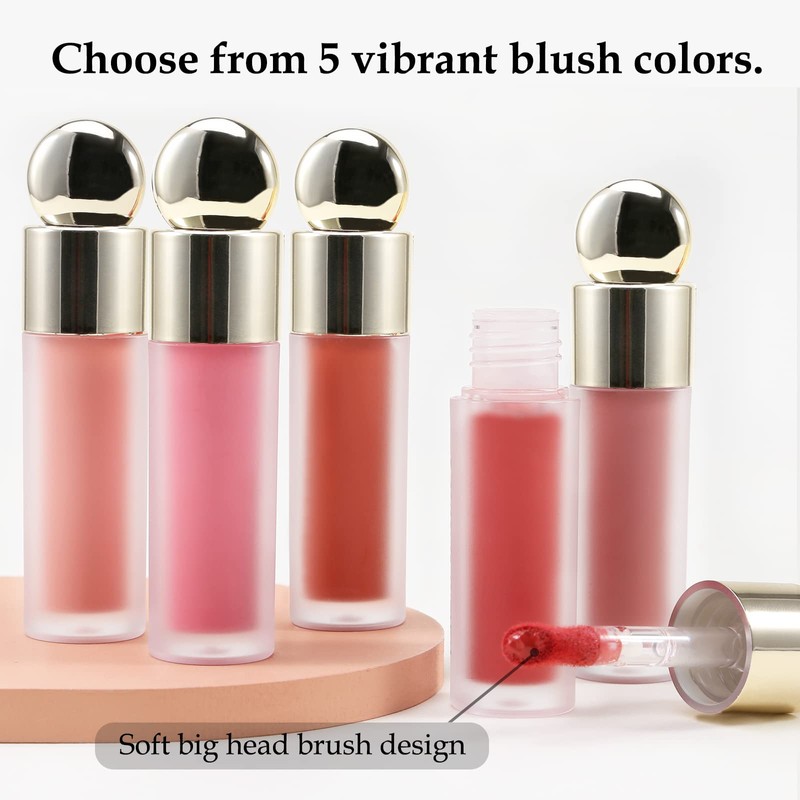 Boobeen Liquid Blush Velvet Cream Blush Makeup Matte Soft Gel