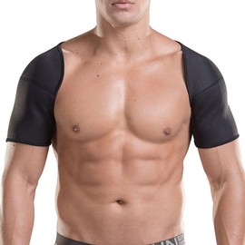 Men's Sports Shoulder Support Pad for Collarbone & Rotator Cuff Health - Gym & Exercise S Pair