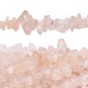 Platinum Rose Pink Quartz 2-12mm Medium Chip Beads with 0.5-1.5mm