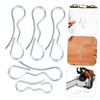 Kisangel 1set Deck Clips Bow Tie Lock Cotter Pins Bow