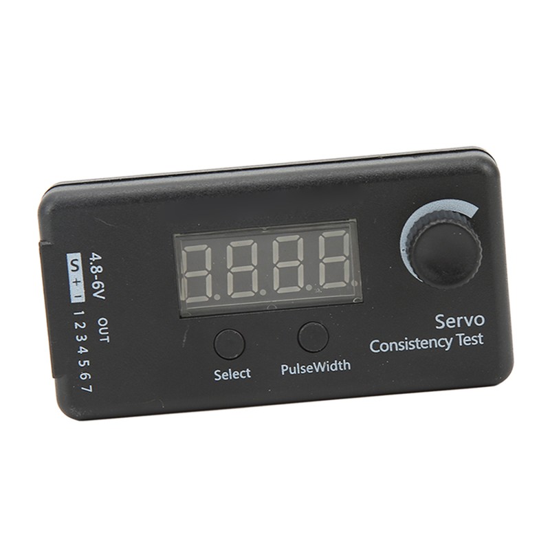 Digital Servo Tester 3 Modes High Accuracy Black Plastic Servo