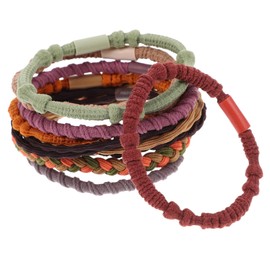 VICASKY 20 Pcs Stretchy Hair Bands Durable Ponytail Holders for Thick Hair for Buns Braids Ponytails for All Occasions and Ages