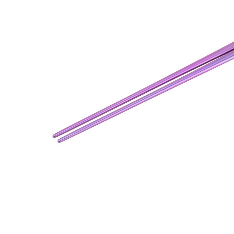 Snow Peak SCT-115-PL Titanium Tapered Chopsticks, Purple