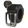 Cartvelli Premium Men's Carbon Leather Belt - Made in Germany