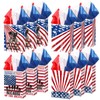 Trandraft 24 Pcs 4th of July Gift Bags with Handle