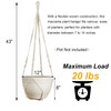 Bouqlife 43 Inches Macrame Plant Hanger Large for 12 inch