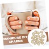 Outanaya 20pcs Shiny Nail Charms for Nail Art DIY Decoration