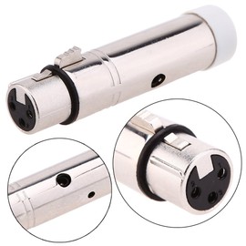 Lixada 2.4G DMX512 Dfi Wireless Female XLR Receiver LED Lighting for Stage PAR Party Light Lighting Control Silver