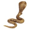 Purpledip Rare Miniature Brass Figurine King Cobra Nag Snake: Collectible