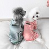 Hdwk&Hped Soft Cotton Dog Pajamas for All Seasons, Striped Pet